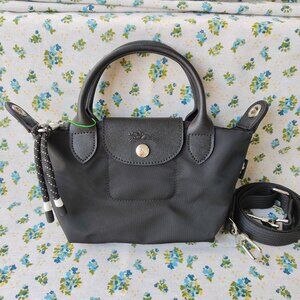 Longchamp Le Pliage Energy XS Black Handbag
